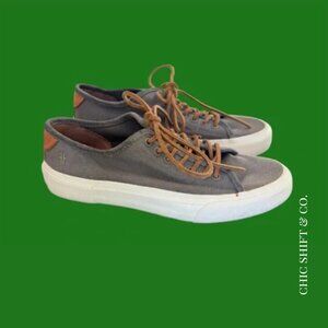 Frye | Canvas & Suede Low Top Sneakers | 8.5